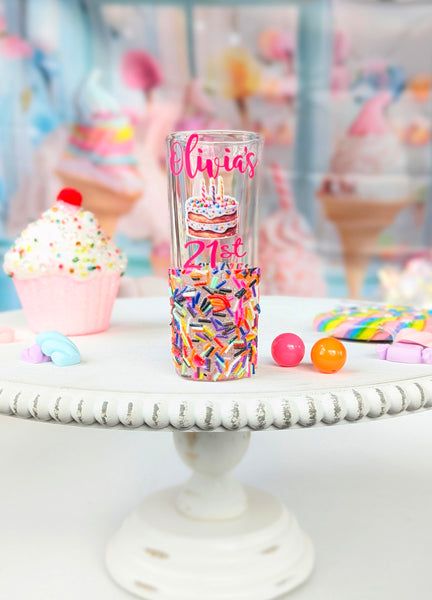 Personalized Birthday Shot Glass