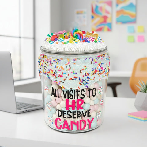 HR Human Resources Candy Jar