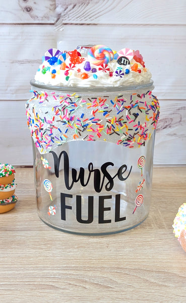 Nurse Fuel Candy Jar