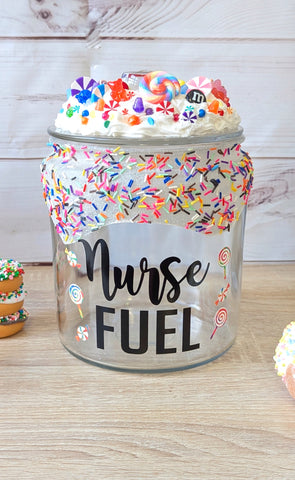 Nurse Fuel Candy Jar