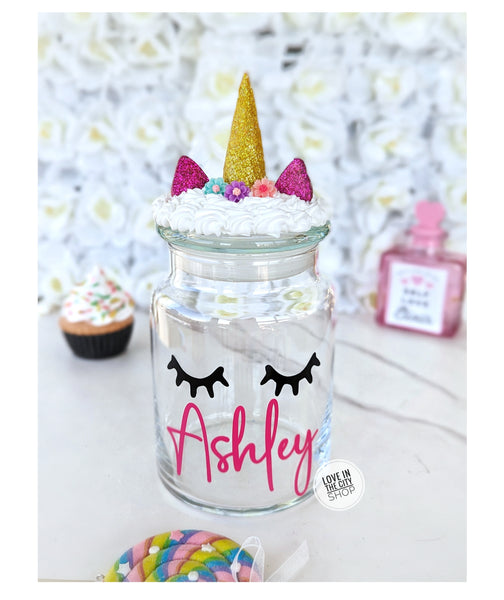 Majestic Unicorn Candy Jar