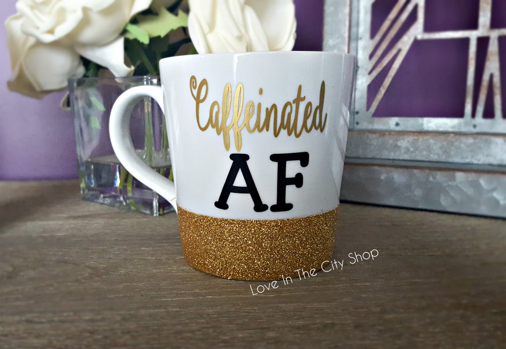 Caffeinated AF Coffee Mug - love-in-the-city-shop