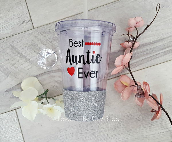 Best Auntie Ever Tumbler (Acrylic) - love-in-the-city-shop