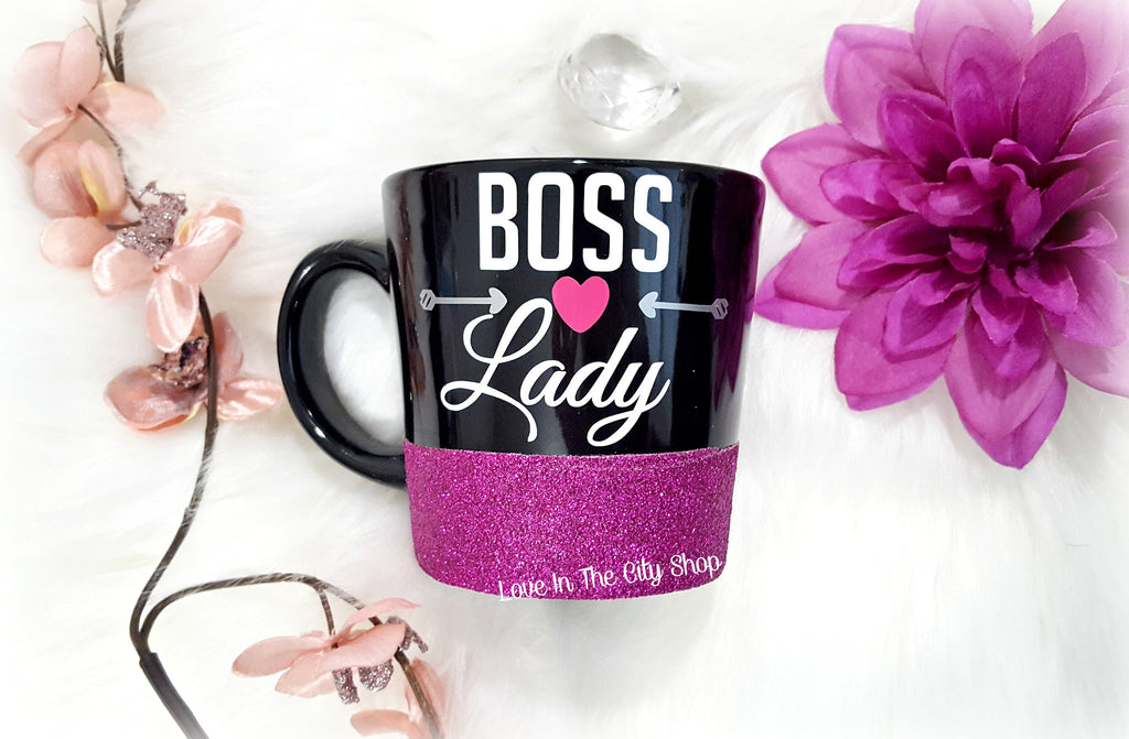 Boss Lady Black Coffee Mug - love-in-the-city-shop