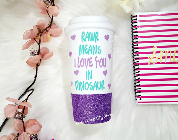 Dinosaur Mug (Travel Mug) - love-in-the-city-shop