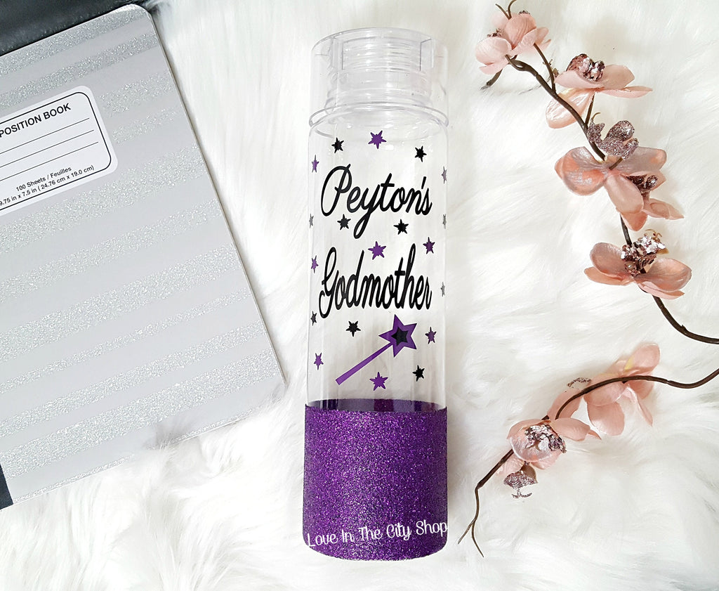Custom Godmother Water Bottle - love-in-the-city-shop