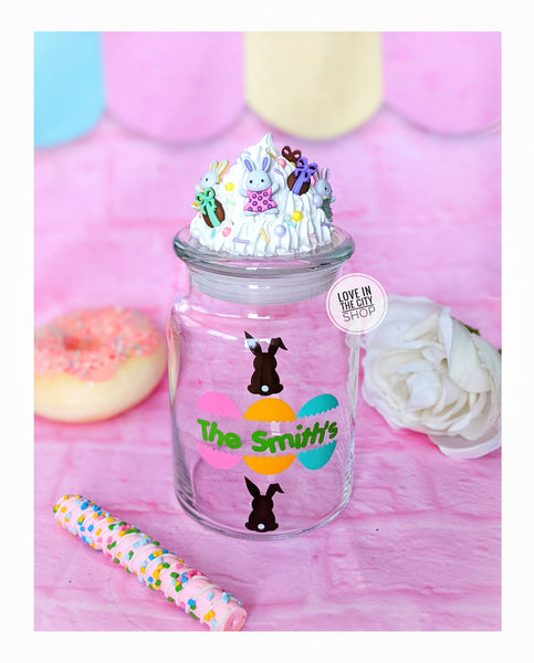 Easter Bunny Candy Jar