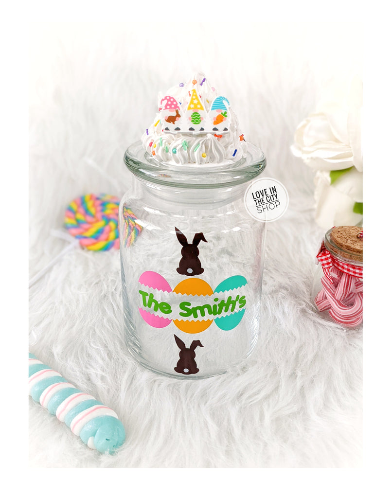 Gnome Easter Candy Jar