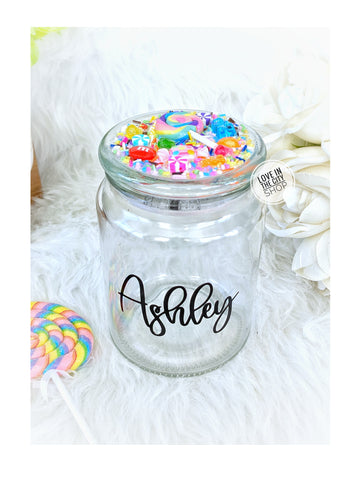 Personalized Custom Candy Jar