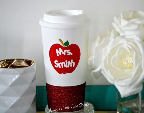 Custom Teacher Travel Mug - love-in-the-city-shop