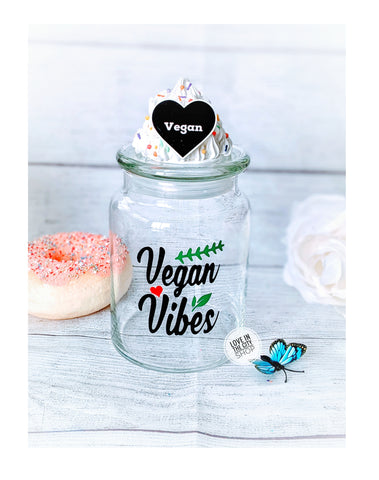 Vegan Vibes Candy Jar