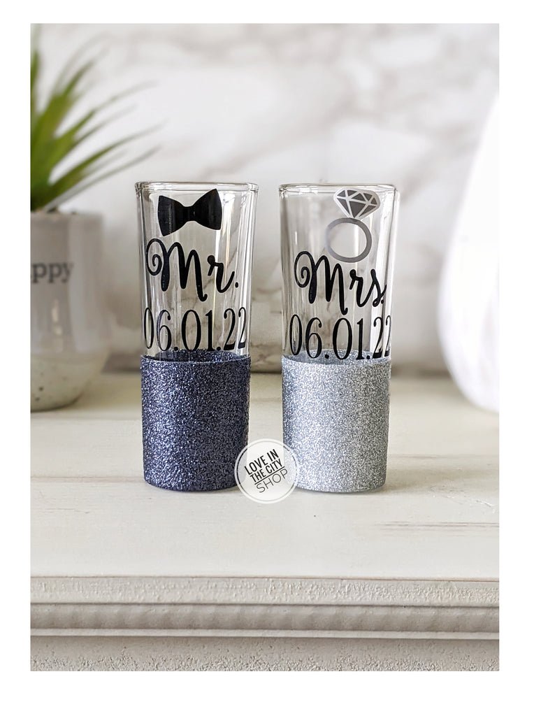 Mr. And Mrs.Wedding Shot Glasses
