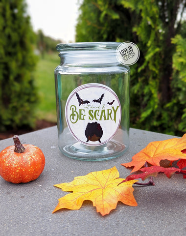 Trick or Treat Candy Jar