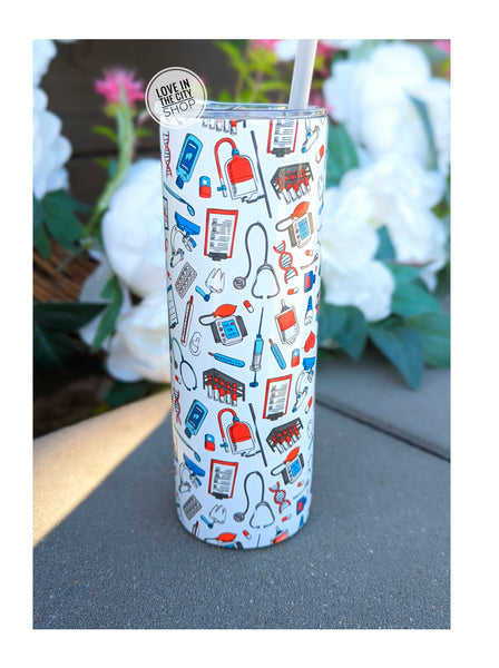 Nurse, Nursing Student Tumbler, Sublimation Tumbler