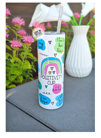 Floral Sloth Tumbler, Sublimation Tumbler