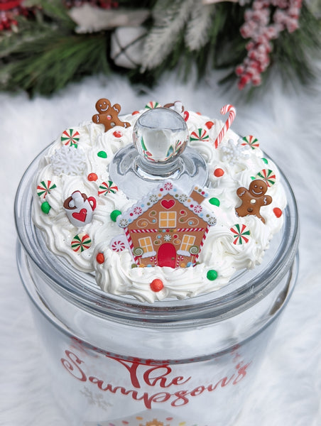 Christmas Gingerbread Cookie Jar