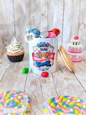 Candy Lover Ceramic Candy Jar - 25oz