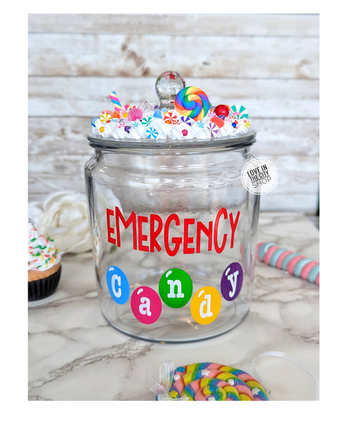 Frosting Emergency Candy Jar