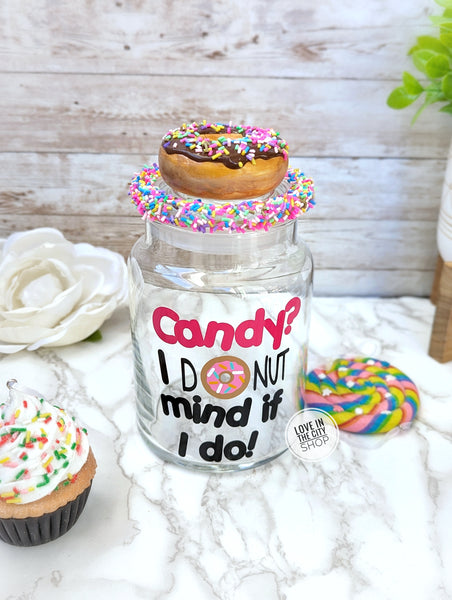 Donut Candy Jar