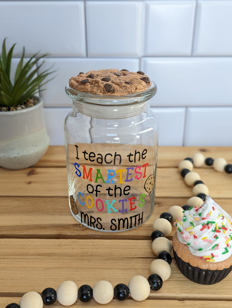 Teacher Cookie Candy Jar