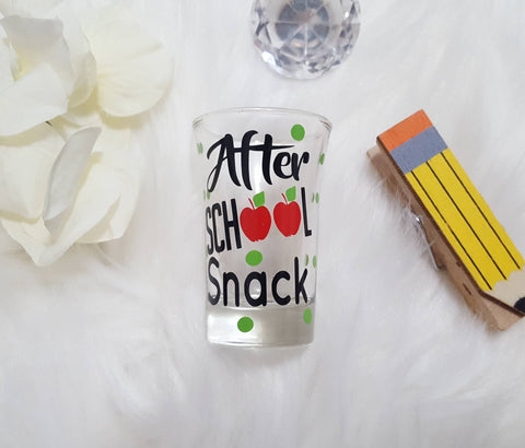 After School Snack Teacher Shot Glass - love-in-the-city-shop