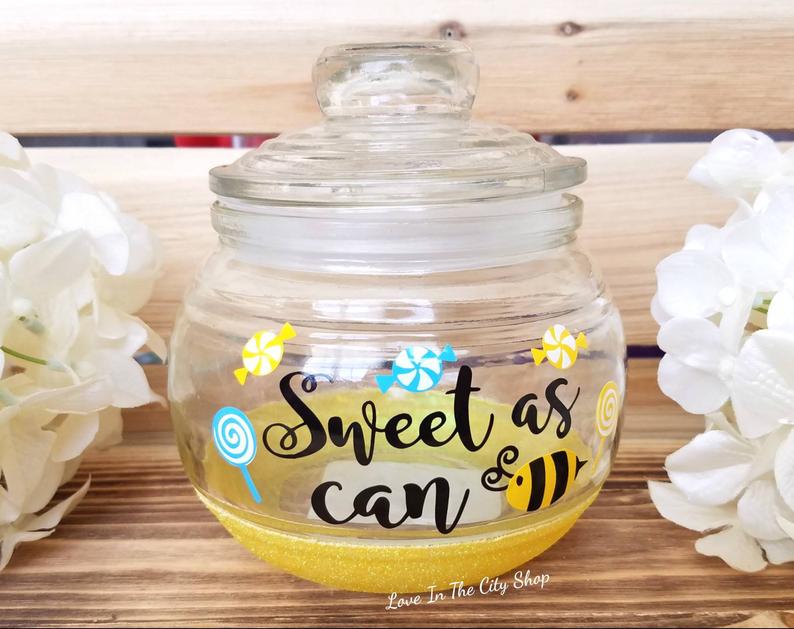 Sweet as can Bee Candy Jar - love-in-the-city-shop