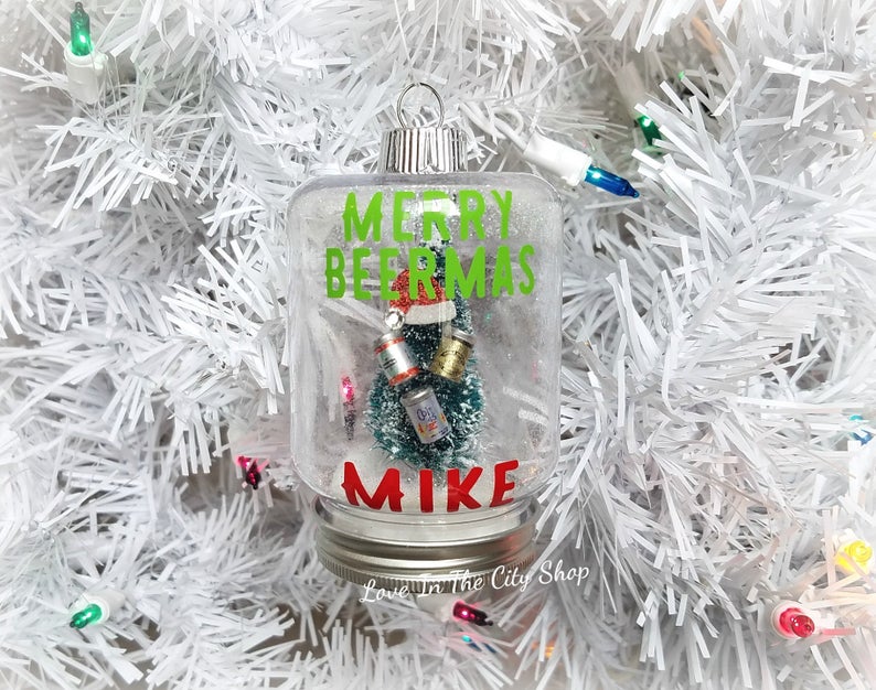 Beer Snow Globe Ornament - love-in-the-city-shop
