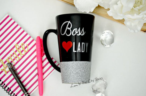 Boss Lady Mug / Boss Latte Mug - love-in-the-city-shop