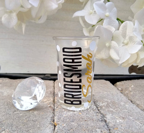 Bridesmaid Shot Glass - love-in-the-city-shop