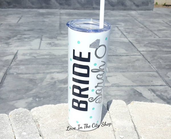Bride To Be Metal Tumbler - love-in-the-city-shop