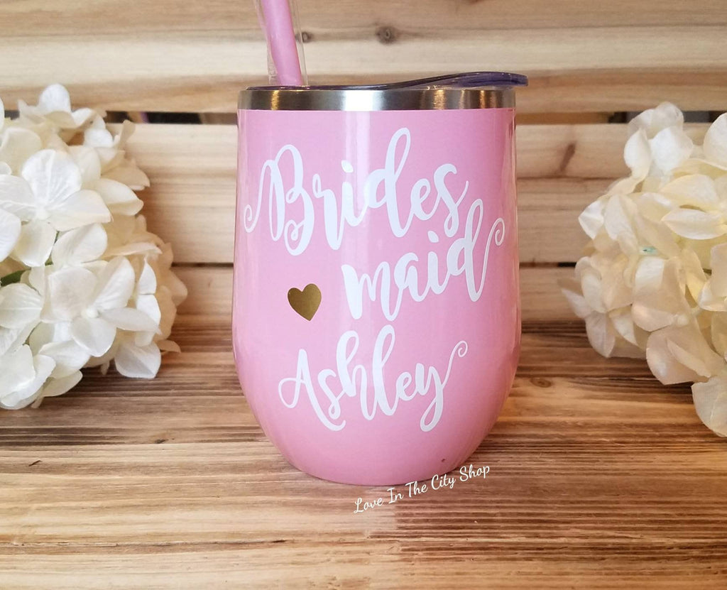 Bridal Party Wine Tumbler - love-in-the-city-shop