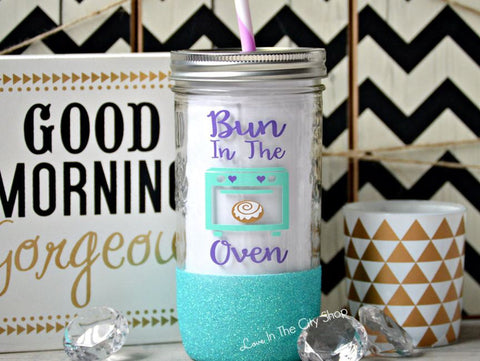 Bun in the Oven Tumbler (Glass) - love-in-the-city-shop