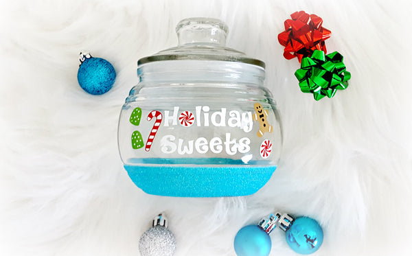 Christmas Candy Jar - love-in-the-city-shop