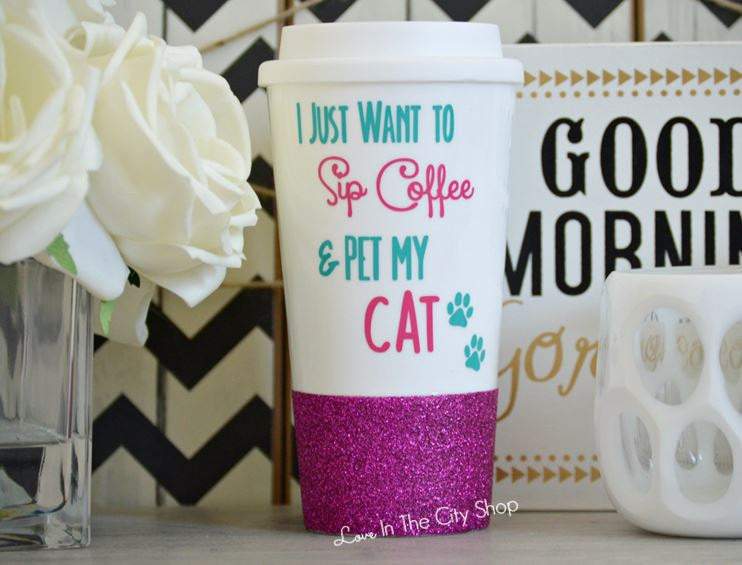 Cat Travel Mug - love-in-the-city-shop