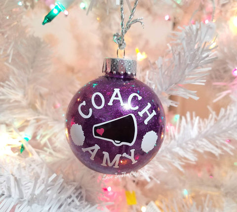 Cheer Coach Ornament - love-in-the-city-shop