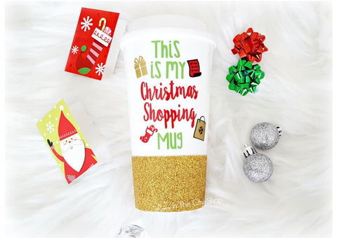 Christmas Shopping Mug - love-in-the-city-shop