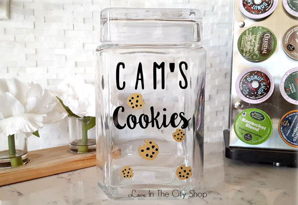 Custom Name Cookie Jar - love-in-the-city-shop