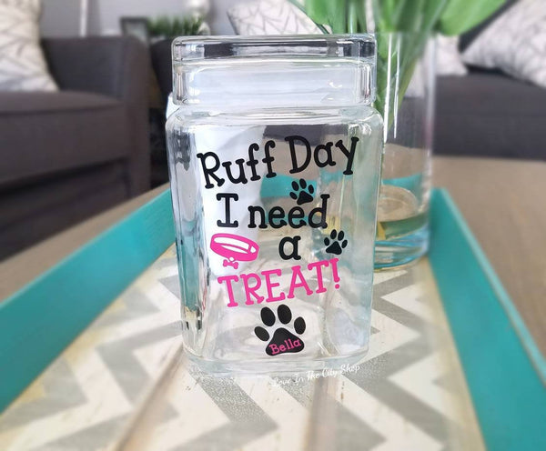 Funny Dog Treat Jar - love-in-the-city-shop