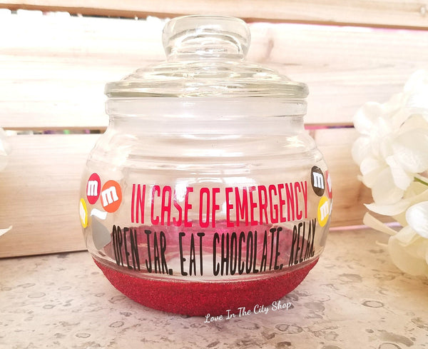 In Case of Emergency Candy Jar - love-in-the-city-shop