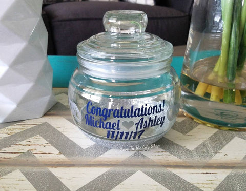 Wedding Candy Jar - love-in-the-city-shop