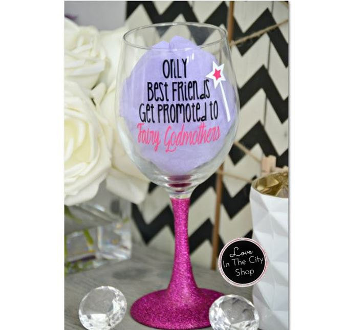 Fairy Godmother Wine Glass - love-in-the-city-shop