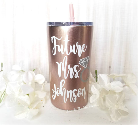 Future Mrs. Metal Tumbler (Mini Tumbler) - love-in-the-city-shop