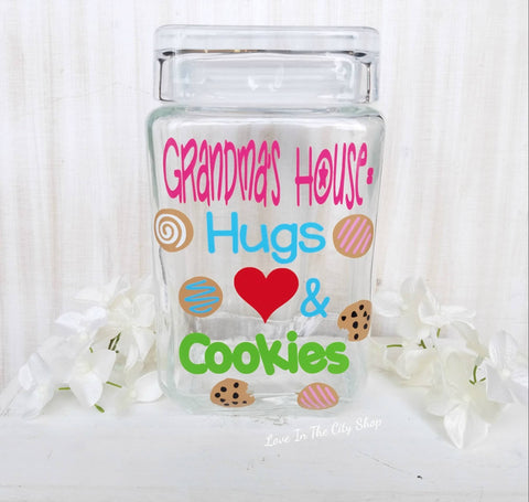 Personalized Grandma Cookie Jar - love-in-the-city-shop