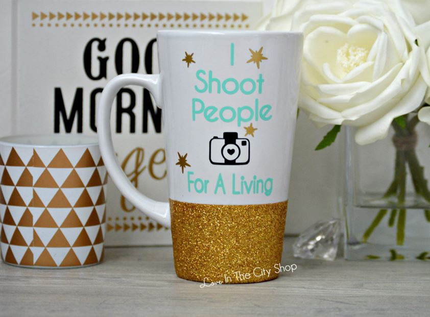 Photographer Mug / I Shoot People Mug (Latte Mug) - love-in-the-city-shop