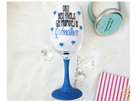 Godmother Wine Glass - love-in-the-city-shop
