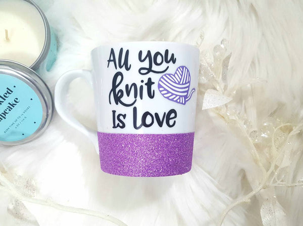 All You Knit Is Love Coffee Mug - love-in-the-city-shop