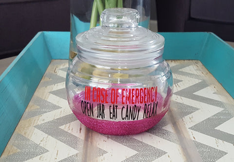 In Case of Emergency Candy Jar - love-in-the-city-shop