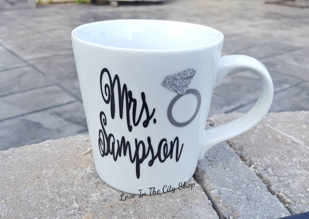 Engagement Coffee Mug - love-in-the-city-shop