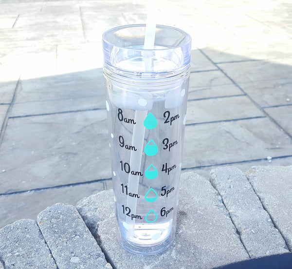 Water Tracker Water Bottle - love-in-the-city-shop