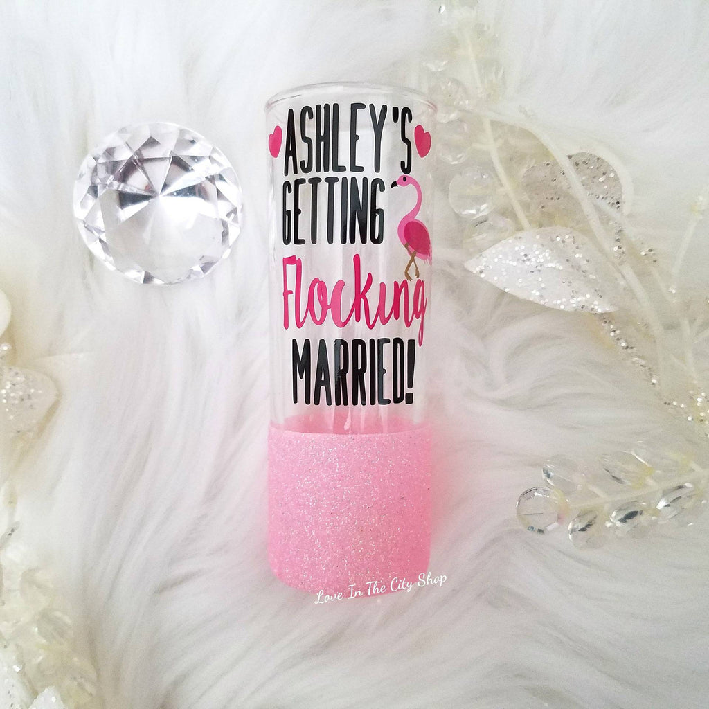 Flocking Married Bachelorette Shot Glass - love-in-the-city-shop